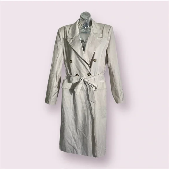 Bagatelle Collection Women’s Tan Trench Coat Size Large - Picture 1 of 7